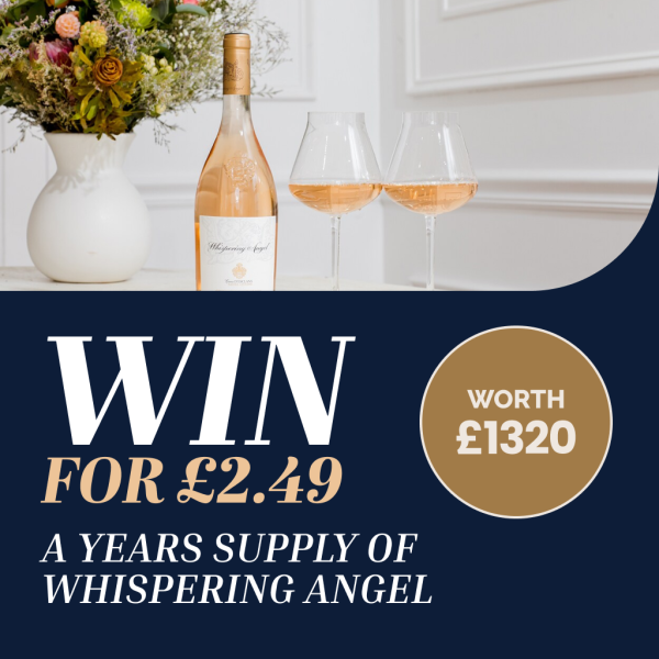 A Years supply of Whispering Angel (72 Bottles) - Worth £1320!