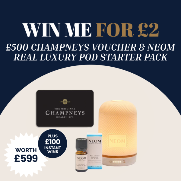 Champneys Voucher worth £500 PLUS a Neom Luxury Pod.