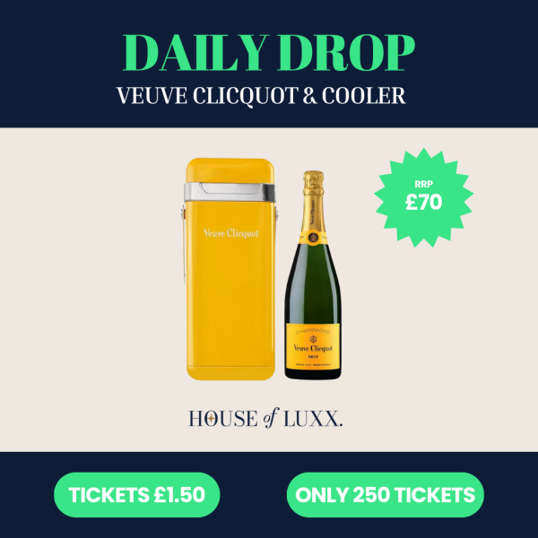 Daily Drop! Veuve Clicquot Yellow Label Brut Champagne, with Cooler, 75cl