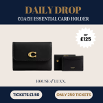 Win an Coach Card Holder with House of Luxx Online Luxury Raffles for £1.50
