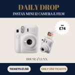Win an Instax Camera & Film with House of Luxx Online Luxury Raffles