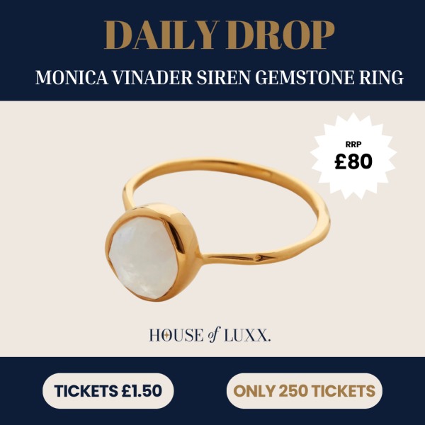 Win a Monica Vinader for just £1.50 with House of Luxx Online Luxury Raffles