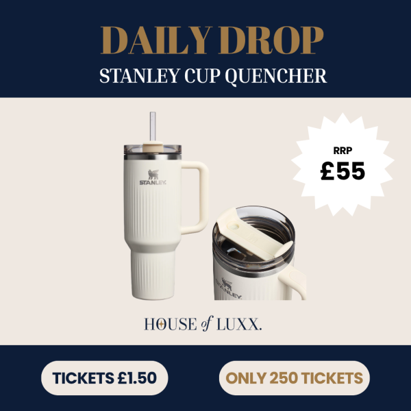 Win a Stanley Quencher for just £1.50 with House of Luxx Online Luxury Raffles