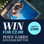 Win a Wave Garda Hot Tub for just £2 with House of Luxx Online Luxury Raffles