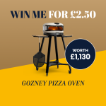 Win a Gozney Pizza Oven for £2.50 a ticket at House of Luxx online luxury raffles