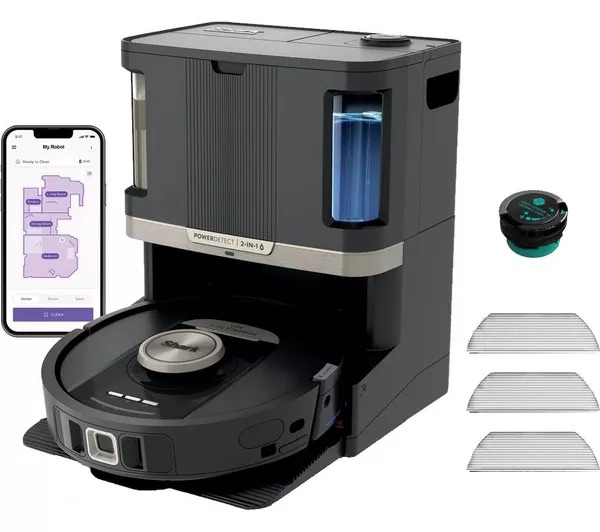 Win the Ultimate Home Cleaning Upgrade – The Shark PowerDetect NeverTouch Pro 2-in-1 Robot Vacuum & Mop!