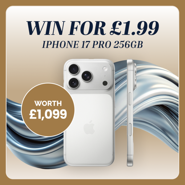 Win the Stunning iPhone 17 Pro – Silver, 256GB!